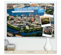 Kiel aus der Luft - Die Stadt an der Förde aus dem Ballon fotografiert (hochwertiger Premium Wandkalender 2026 DIN A2 quer), Kunstdruck in Hochglanz: ... die während Ballonfahrten entstanden sind