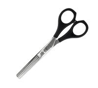 Kiepe 2113 Tijera profesional de entresacar 6 pulgadas con 21 dientes - Tijera de adelgazado de doble hoja en acero inoxidable, mango ergonómico de plástico, Made in Italy para salón y uso en casa