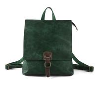 Kiepoar Mochila de Cuero para Mujer Hombre Unisex, Mochila Portatil 14” Casual Vintage como Bolsa de Hombro Bandolera Clasica, Escolar Mochila de Informal Daypack para Oficina Escuela Viaje