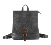 Kiepoar Mochila de Cuero para Mujer Hombre Unisex, Mochila Portatil 14” Casual Vintage como Bolsa de Hombro Bandolera Clasica, Escolar Mochila de Informal Daypack para Oficina Escuela Viaje