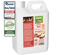 KieselGreen Bioetanol 5 Litros con Fragancia para Chimenea de Etanol, Muchas Variedades - Bioalcohol como Fragancia de Ambiente - Estufas de Bioetanol, Biochimenea Etanol, Ethanol (AZ5)