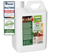 KieselGreen Bioetanol 5 Litros con Fragancia para Chimenea de Etanol, Muchas Variedades - Bioalcohol como Fragancia de Ambiente - Estufas de Bioetanol, Biochimenea Etanol, Ethanol (WE5)