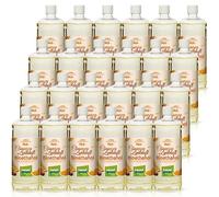 KieselGreen Bioetanol con fragancia 24 x 1 litro para chimenea de etanol - Chimenea de bioetanol de primera calidad para interior o bioetanol - (aroma naranja y canela)