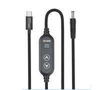 KieTeiiK 100W Power Cable Type C To DC5.5mm and 5V 12V 15V 19V 20V Various Power Selection For Computer Accessories Customizable Voltages Control Charging Cable