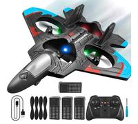 KieTeiiK ADIMITOS CUADER Control Control Control REMOLO Aviones Control Remoto Luces LED para Niños 8 A 13 Regalos Cumpleaños Aviones Control Remoto con Luces LED
