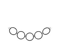 KieTeiiK Anillos modulares de juego de serpiente, juguete de enriquecimiento de hábitat de serpiente, anillos de plástico ajustables para enriquecimiento de terrario, escalada vertical, caminos de