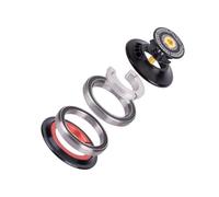 KieTeiiK Auriculares universales para bicicleta, rodamientos de sellado de aluminio, rodamiento recto cónico, rodamientos de horquilla, gestión de cables internos, peso ligero, enrutamiento interno de