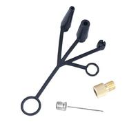 KieTeiiK Bicicletas Bombas De Piso Manuales Adaptadores De Boquillas Reemplazo Inflables Portátiles Universales Accesorios para Bombas De Bicicleta Válvulas De Aire Adaptadores Inflables Portátiles