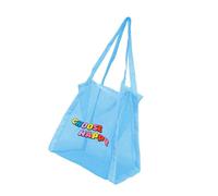 KieTeiiK Bolsa de red reutilizable a prueba de arena para recoger textura de nailon para paseos en la playa y viajes al aire libre, red de almacenamiento esencial