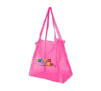 KieTeiiK Bolsa de red reutilizable a prueba de arena para recoger textura de nailon para paseos en la playa y viajes al aire libre, red de almacenamiento esencial