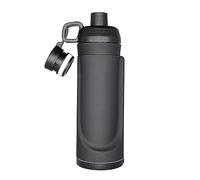 KieTeiiK Botella de agua multifuncional para ocultar bebidas, portátil, para viajes, con compartimento inferior valioso