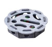 KieTeiiK Caja De Rompecabezas para Gatos Juguete Entretenimiento Interior Solución Enriquecedora Que Estimula Los Comportamientos Naturales Excavación Y Rascado Laberinto Rompecabezas para Gatos