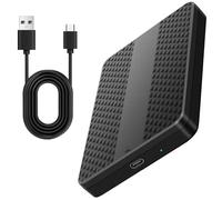 KieTeiiK Caja externa de 6.3 cm USB 3.0 USB 3.1 a SATA, compatibilidad sin herramientas, disipación de calor, construcción ABS, caja de disco duro externa