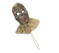 KieTeiiK Cascos de miedo de Halloween, mascarada, cosplay, para carnaval, fiesta de Navidad, accesorios horribles, cabeza completa, calavera, Halloween, cascos de miedo