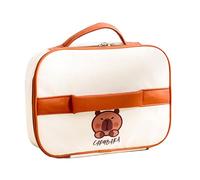 KieTeiiK Contenedor De Almacenamiento Almuerzo Capybaras Tela Oxford Aislado Bolsa Con Forro Láminas Aluminio Portátil Caja Impermeable Bolsa Capybara