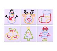 KieTeiiK De Proyectos Artesanía Práctica Costura Educativa Juguete para Actividades Grupales Trabajo En Equipo Habilidad Motora Fina Enhebrado Artesanía para Niños