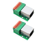 KieTeiiK DIN Mount RJ45 8Pin Terminals Block Adapters Toolless Installation & No Soldering For Industrial Networking Industrial Ethernet DIN Rail Connectors