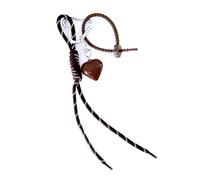 KieTeiiK Encantador Llavero De Corazón Llavero Trenzado Mochilero Mochila Carpas Llave Llave Adornos Colgante