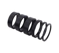 KieTeiiK Espaciadores ligeros de vástago de bicicleta, auriculares para bicicleta, lavadora, vástagos de horquilla delantera, espaciador de aleación de aluminio, mantenimiento de arandelas de