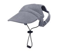KieTeiiK Gorra para perro pequeño, diseño de apertura de oreja, cordón ajustable para la barbilla, elástico trasero, sombrero de uso diario al aire libre, sombrero para mascotas, sombrero de perro
