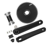 KieTeiiK High Road Bicycles Hollowteches - Juego de bielas de aleación de durabilidad, doble plato, accesorios de ciclismo, aleaciones, plato de bicicleta de carretera