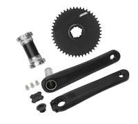 KieTeiiK High Road Bicycles Hollowteches - Juego de bielas de aleación de durabilidad, doble plato, accesorios de ciclismo, aleaciones, plato de bicicleta de carretera