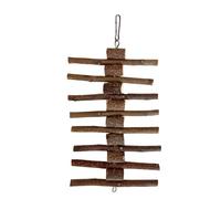 KieTeiiK Jaula de roedores de juguete para aperitivos, moler molar natural, juguete para jerbos, ratones, animales pequeños, juguete masticable