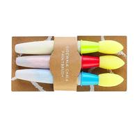 KieTeiiK Juego De Pinceles Pintura con Tiza para Aceras 3 Piezas para Expresión Artística Fácil Limpiar Arte con Tiza Aire Libre