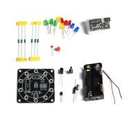 KieTeiiK Kits educativos de ruedas LED para proyectos emocionantes adecuados para entusiastas de la electrónica, diversión interactiva y aprendizaje para principiantes