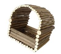 KieTeiiK Loros De Madera Natural Nido Loros Multiusos Térmicas Reguladoras para Pájaros Pequeños Aislamiento Térmico Cría Cacatúas con Sombra