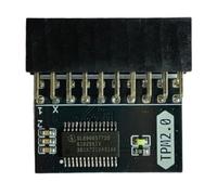 KieTeiiK Módulo TPM 2 0 De Repuesto para Placa Base PC Procesador Seguridad Cifrado Compatible ABS Chip Cifrado TPM para Placa Base