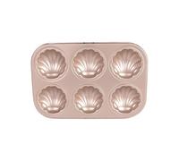 KieTeiiK Molde Para Hornear De 6/12 Cavidades Revestimiento Antiadherente Forma Acero Carbono Bandeja Madeleine Hornear Con Distribución Uniforme Del Calor