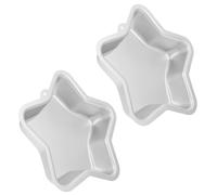 KieTeiiK Moldes Antiadherentes Para Pasteles De Estrellas Molde Hornear Aluminio Distribución Uniforme Del Calor Resistente A La Oxidación Fiestas Temáticas Cumpleaños Molde