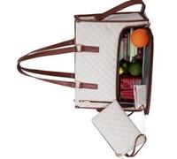 KieTeiiK Multifunctional 2 In 1 Lunch Bag Insulated Handbag For Women Men Large Capacity Travel Lunch Box Delivery Computer with Food Storage Space