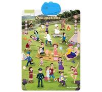 KieTeiiK Niños Tabón De Pared Educativo Interactivo Juguete De Pared para para Temprano Aprendizaje Resistente Agua Y Seguro Sound