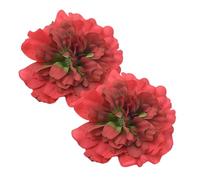 KieTeiiK Paquete De 2 Clips Cortina Flores Artificiales Alzapaños Decorativos Modernos Hebillas Soportes para Cortinas Ventana Decoraciones Abrazadera Alzapaños Cortina Flores