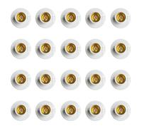 KieTeiiK Paquete De 20 Adaptadores Portalámparas con Tornillo E27 Portalámparas para Bombillas para Lámparas Techo Y Colgantes Prueba Eléctrica