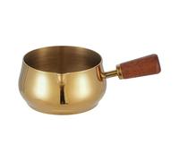 KieTeiiK Platillos De Inmersión Apilables Tazas Medidoras Espresso Acero Inoxidable con Madera para Uso Multifuncional En La Cocina Cafeteras Turcas