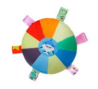 KieTeiiK Platillos Voladores De Peluche Interactivos para Perros Divertidos Platillos Voladores Felpa Arcoíris Juegos En Interiores Y Exteriores Juguetes Perros