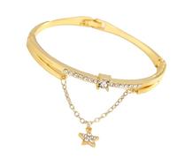 KieTeiiK Pulsera geométrica vintage punk, joyería nupcial, textura de aleación para uso diario y fiesta, accesorio diario, talla única, como se describe