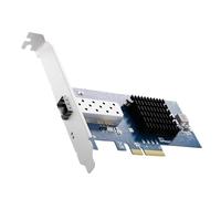 KieTeiiK Servers Grade PCIe 4X 10G Networking Card Single SFPs Slot Fast Speed Connectivitys Solution For Big Data Processing Low Latency PCIe Networking Card