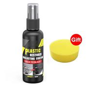 KieTeiiK Solución De Restauración Caucho Y para Automóviles Fórmulas con Infusión Cerámica 3 Tamaños para Defensa Permanente Y Renovación del Color Revestimiento Antienvejecimiento