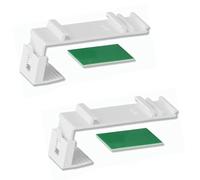 KieTeiiK Soporte De Fijación Persianas Enrollables Piezas Repuesto Sin Perforación para Cortina Ventana Soporte Barra Abrazadera Ajustable