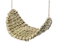 KieTeiiK Swing De Pájaro De Hierba Natural Enriquecimiento Multi Funcional para Loros Canarios Cántaros Saliendo Loros