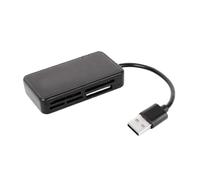 KieTeiiK USB Memory Card Reader 6 In 1 For MS Simultaneously Read Writer For Laptop