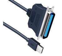 KieTeiiK USB To Parallel 36 Pin Printer Adapter Cable 36 Pin Parallel Converter Cord For Computer PC