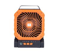 KieTeiiK Ventilador Campamento Aire Libre con Carga Solar/USB 7800máh Batería 4 Vientos Luz LED LED para Viajes para Campamento Ventilador Fan Campamento Solar para Camping