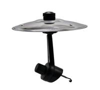 KIEYIQE Platillo de Choque para ventilación de Coche, miniplatillo de Choque para ventilación de Coche, Hace Que Conducir Sea más Divertido, fácil de Instalar y Resistente. (Silver)