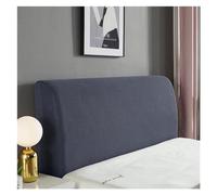 KIFSDLF Elastic Quilted Headboard Covers Corn Velvet Bed Head BedHead Cover Back for Home Hotel(Dark Gray,150 cm Bed)