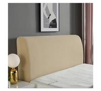 KIFSDLF Elastic Quilted Headboard Covers Corn Velvet Bed Head BedHead Cover Back for Home Hotel(Khaki,120 cm Bed)